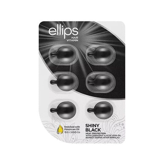 Ellips Hair Vitamin Capsules for Black Hair - 6 Count, Nourishment and Shine for Healthy Hair