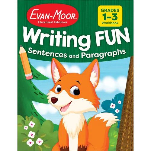 Writing Fun Sentences and Paragraphs, Grade 1 - 3 Workbook - Paperback