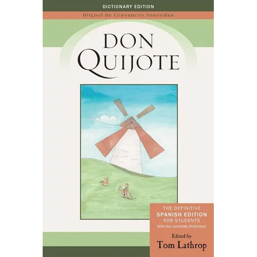 Don Quijote: Spanish Edition and Don Quijote Dictionary for Students - Paperback