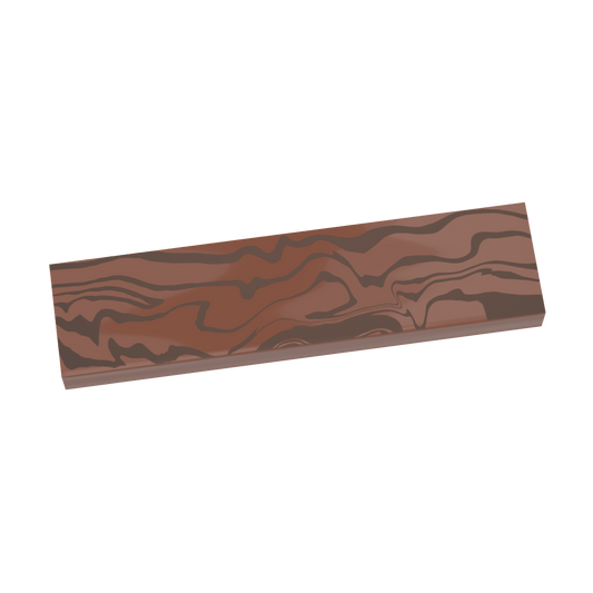 Wood Plank Tile- Custom Printed - Made with LEGO® Parts