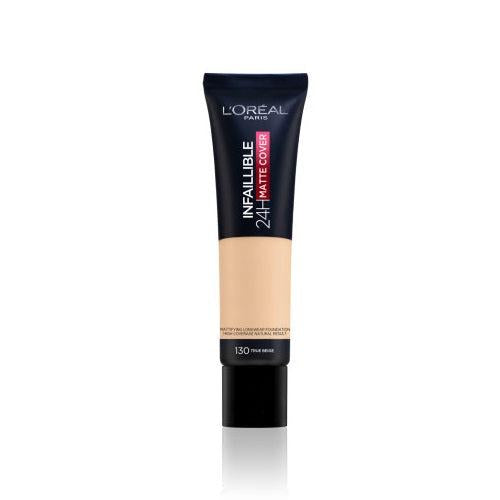 L'oreal Infaillible 24h Matte Cover Foundation Shade 130 True Beige 30ml