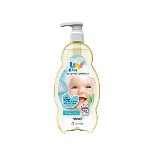 Uni Baby Gentle Baby Shampoo - Hypoallergenic, Dermatologically Tested, pH Balanced for Sensitive Skin - 23.67 fl oz