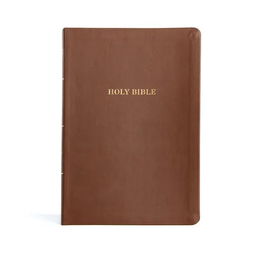 KJV Large Print Thinline Bible, Value Edition, Brown Leathertouch: Holy Bible - Imitation Leather