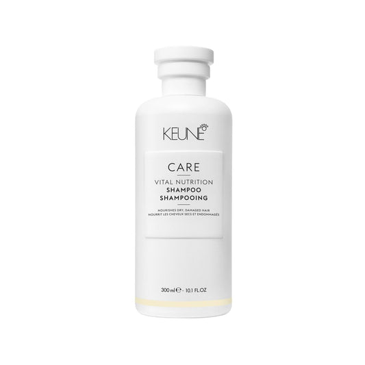 Keune Vital Nutrition Nourishing Shampoo 300ml - Gentle Hair Care for Dry or Damaged Hair