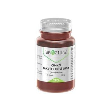 VeNatura Zinc Supplement 60 Capsules: Natural Immune Support, Boost Overall Health & Fight Zinc Deficiency