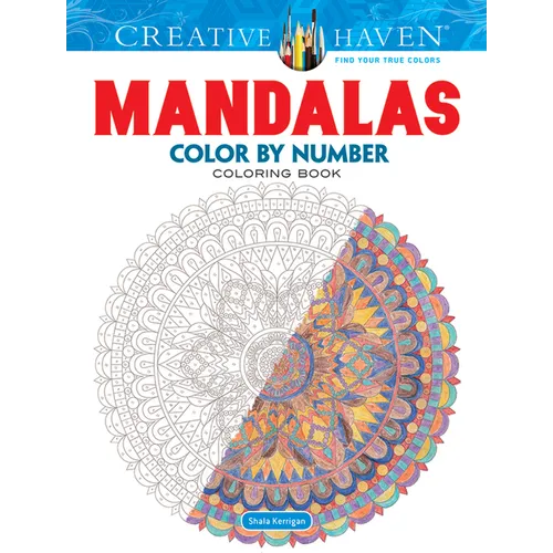 Creative Haven Mandalas Color by Number Coloring Book - Paperback
