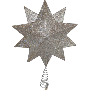 Blue Radiance 10 Point Star Treetopper- 16 Inch