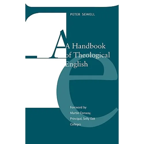 A Handbook of Theological English - Paperback