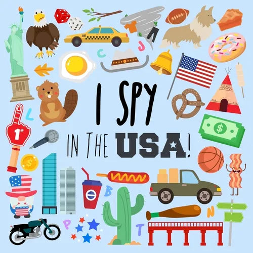I Spy - In The USA!: A Fun Guessing Game for 3-5 Year Olds - Paperback