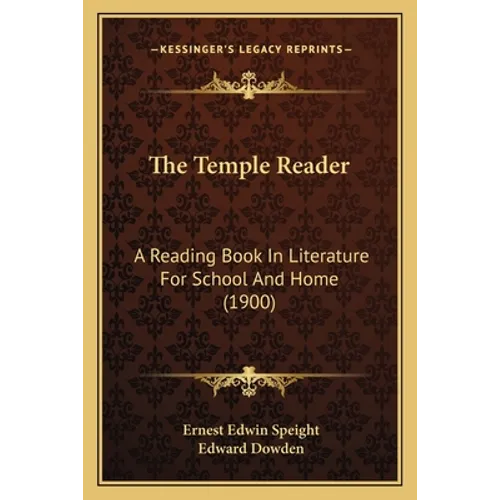 The Temple Reader: A Reading Book In Literature For School And Home (1900) - Paperback