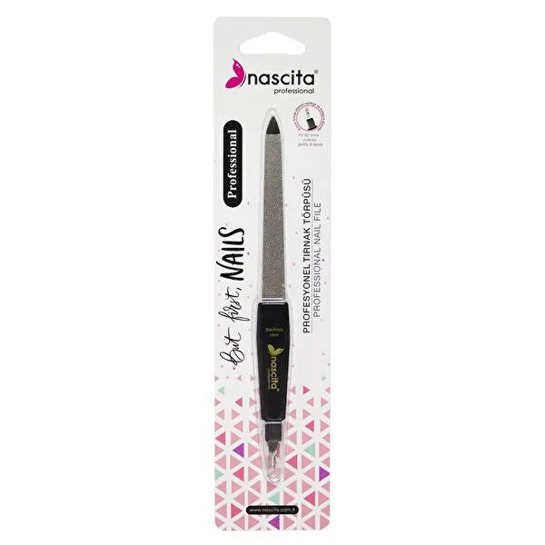 Nascita Nail Care Tool Set - Gentle Nail File & Cuticle Pusher for Manicure & Pedicure - 17 cm