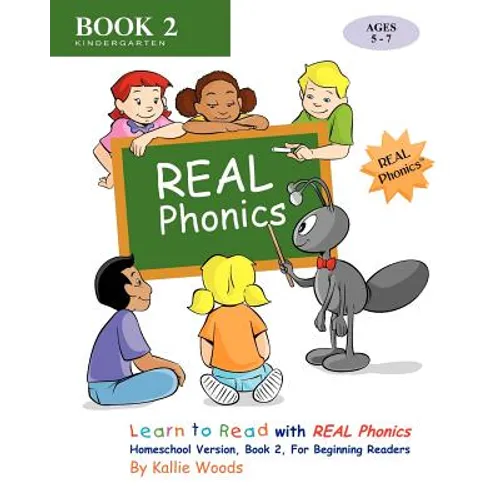 Learn to Read with REAL Phonics, Book 2, Homeschool Version: For Beginning Readers - Paperback