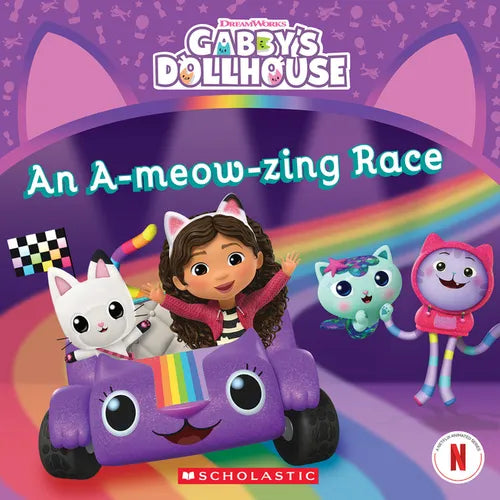 The A-Meow-Zing Race (Gabby's Dollhouse 8 X 8 #11) - Paperback