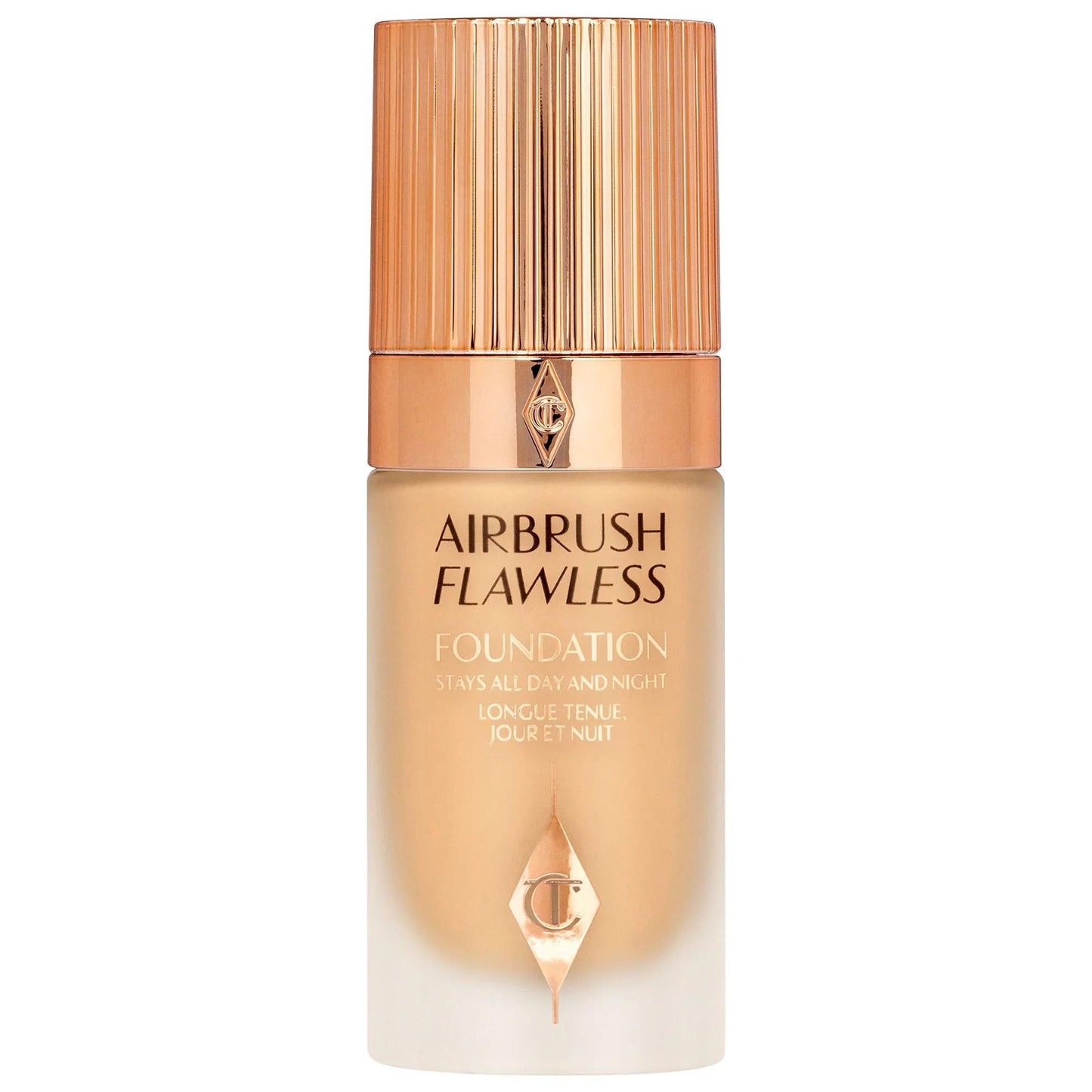 Charlotte Tilbury Airbrush Flawless Foundation: Full Coverage, Matte Finish, Longwear, Hydrating & Vegan Liquid Foundation