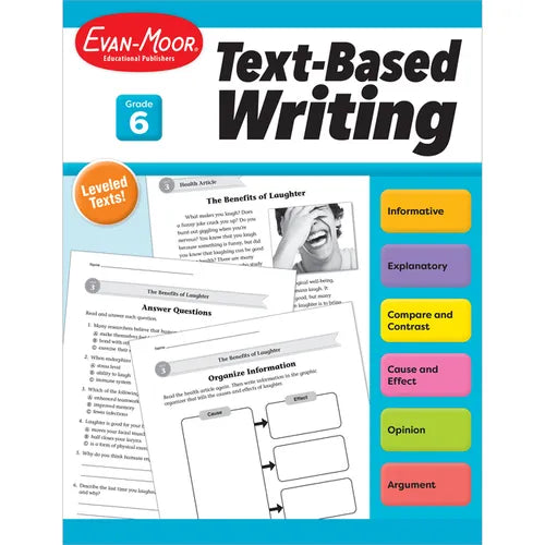 Text-Based Writing, Grade 6 Teacher Resource - Paperback