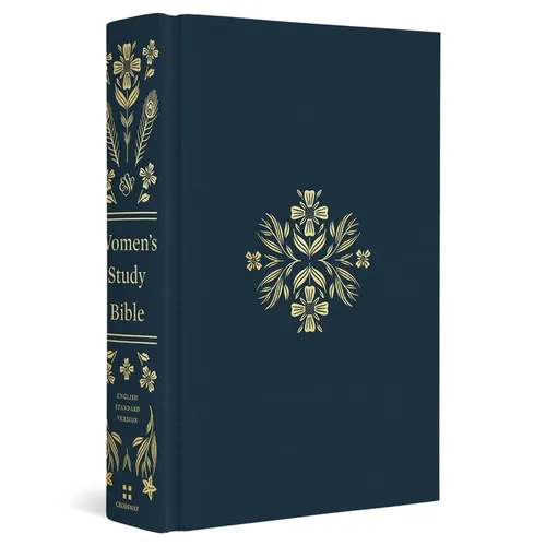 ESV Women's Study Bible (Cloth Over Board, Dark Teal) - Hardcover