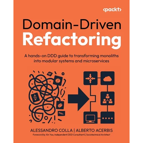 Domain-Driven Refactoring: A hands-on DDD guide to transforming monoliths into modular systems and microservices - Paperback