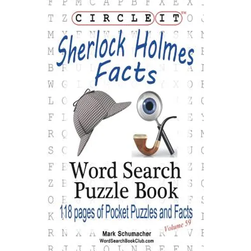 Circle It, Sherlock Holmes Facts, Word Search, Puzzle Book - Paperback