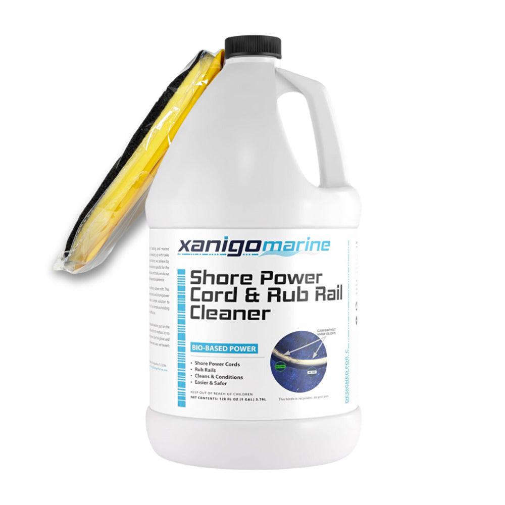 Xanigo Marine Shore Power Cord Rub Rail Cleaner - 1 Gallon