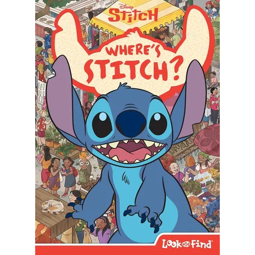 Disney: Where's Stitch? Look and Find - Hardcover
