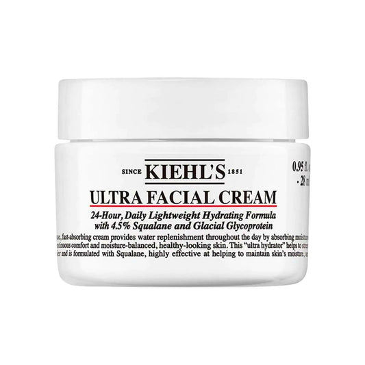 Kiehl's Mini Ultra Facial Moisturizing Cream with Squalane - Long-Lasting Hydration, Fragrance-Free Skincare