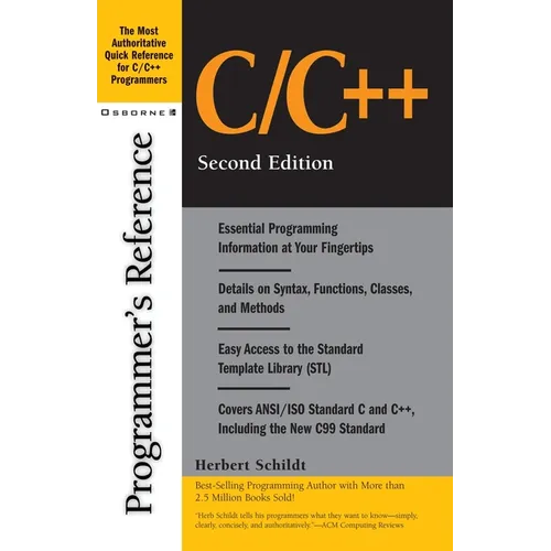 C/C++ Programmer's Reference - Paperback