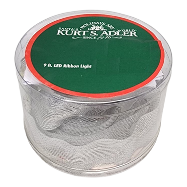 Multi-Color Iridescent LIghted 9 Foot Ribbon