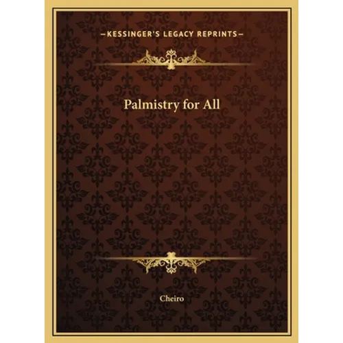 Palmistry for All - Hardcover