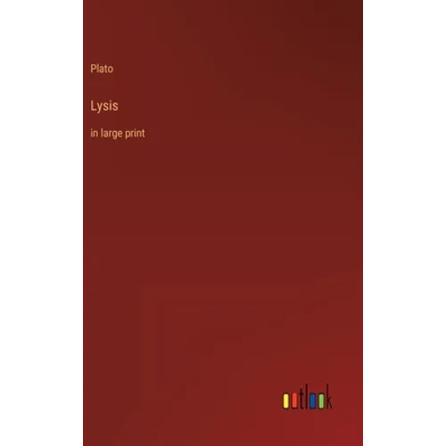 Lysis: in large print - Hardcover