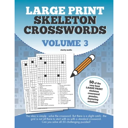 Large Print Skeleton Crosswords Volume 3 - Paperback