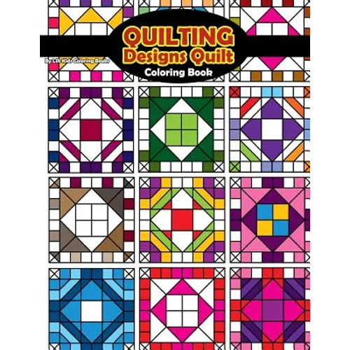Quilting Designs Quilt Coloring Book - Paperback