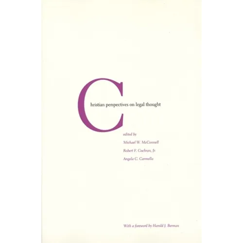 Christian Perspectives on Legal Thought - Paperback