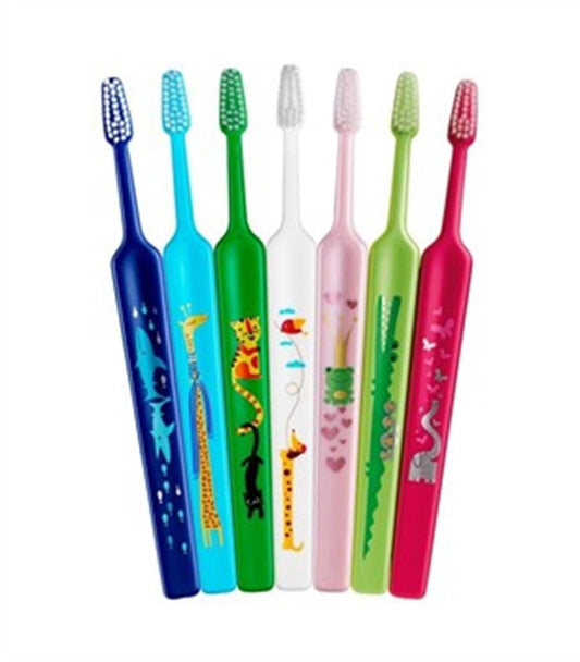 Tepe Children's Toothbrush Kids Soft 3-5 Ya_ - Gentle Soft Bristle Toothbrush for Kids Aged 3-5 Years