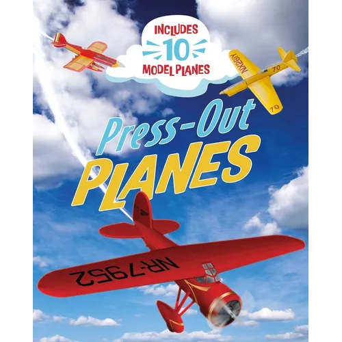 Press-Out Planes: Includes 10 Model Planes - Paperback