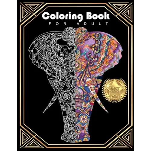 adult coloring book mandala animals: Stress Relieving Designs Animals Mandalas, Flowers, - Paperback