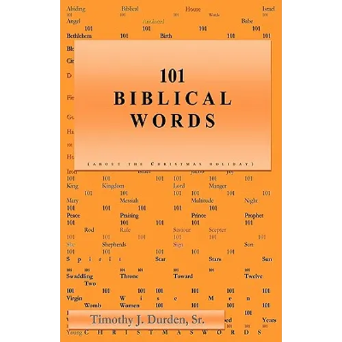 101 Biblical Words - Paperback