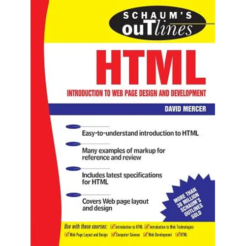 Schaum's Outline of HTML - Paperback