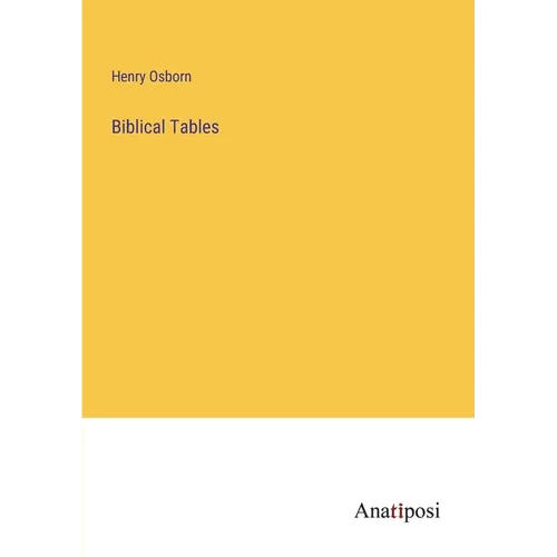 Biblical Tables - Paperback