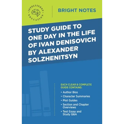 Study Guide to One Day in the Life of Ivan Denisovich by Alexander Solzhenitsyn - Paperback