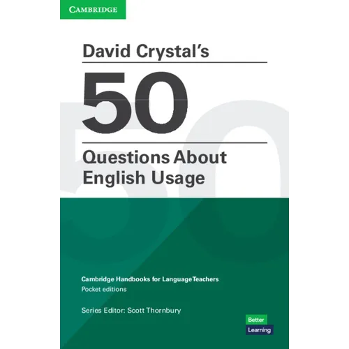 David Crystal's 50 Questions about English Usage Pocket Editions - Paperback