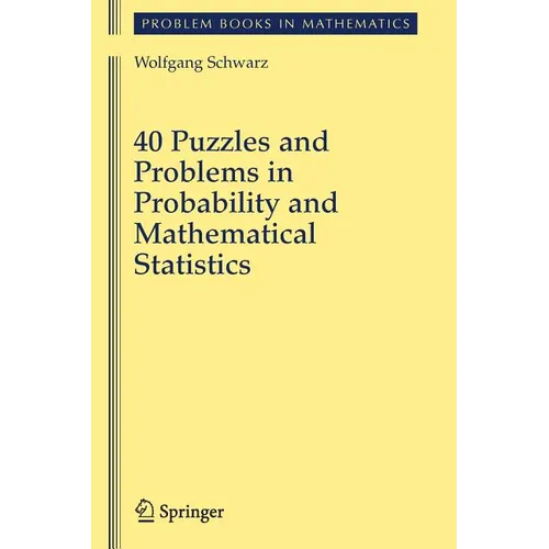 40 Puzzles and Problems in Probability and Mathematical Statistics - Paperback