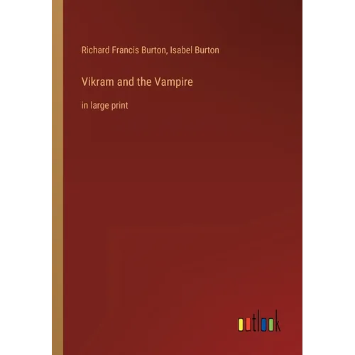 Vikram and the Vampire: in large print - Paperback