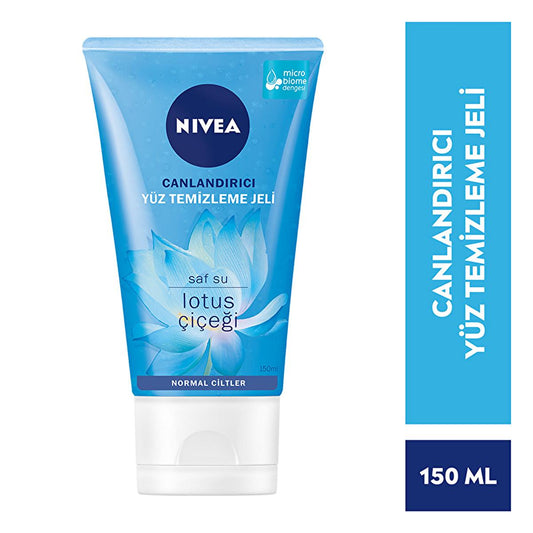 Nivea Facial Cleansing Gel for Normal & Combination Skin - Gentle, Natural Ingredients, 5.07 fl oz