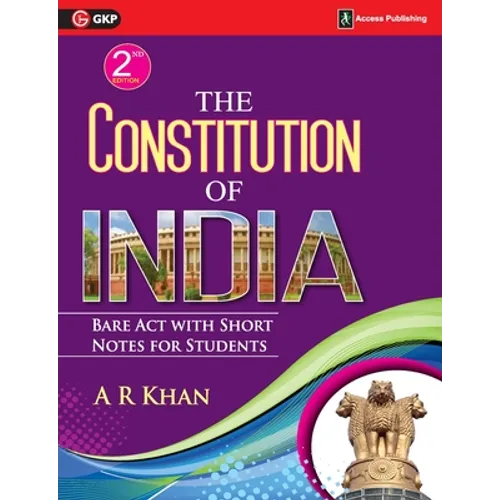 The Constitution of India Bare Act with Short Notes for Students 2ed - Paperback