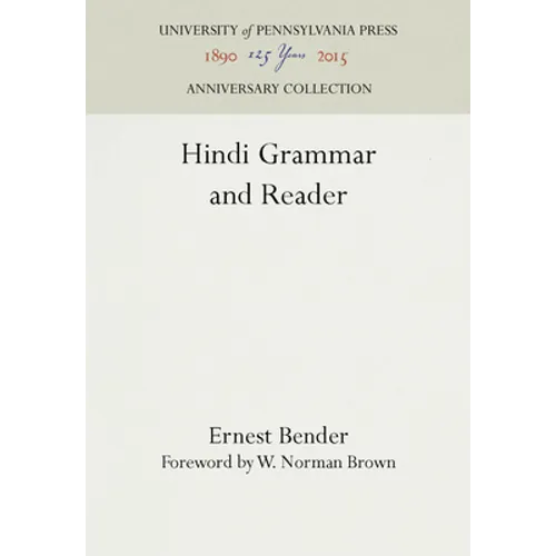Hindi Grammar and Reader - Hardcover
