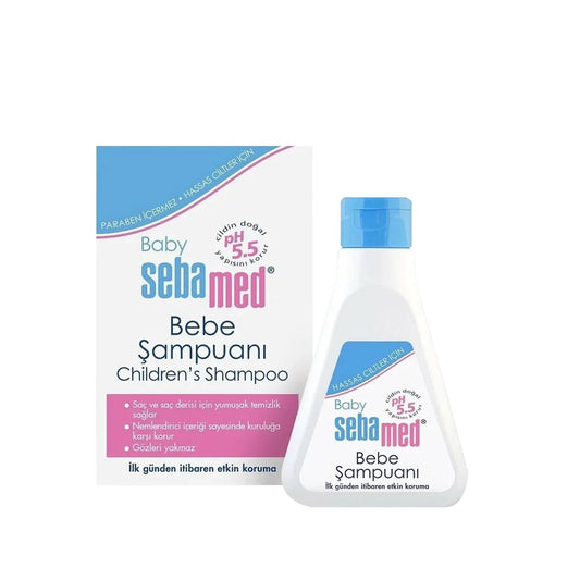 Sebamed Baby Shampoo 250ml - Gentle, pH Balanced for Sensitive Skin, Hypoallergenic