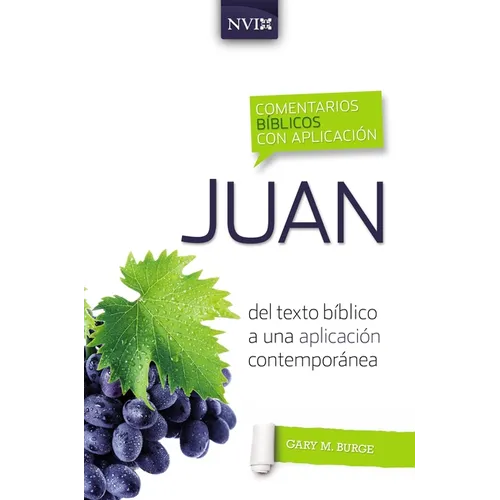 Comentario B兊lico Con Aplicaci NVI Juan: del Texto B兊lico a Una Aplicaci Contempor疣ea - Paperback