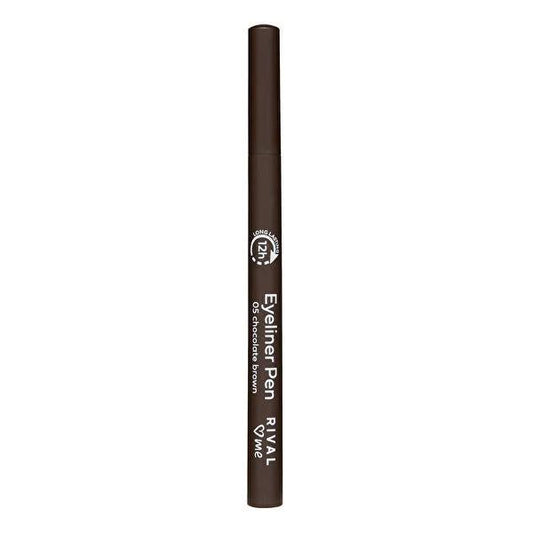 Rival Loves Me Eyeliner Pencil No.05 Chocolate Brown - Long-Lasting, Precise, Dermatologically Tested