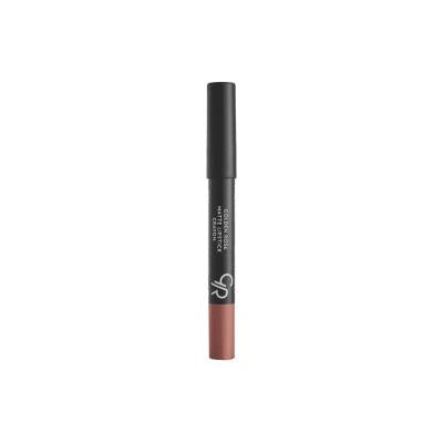 Golden Rose Matte Lipstick Crayon - Vegan, Cruelty-Free, Moisturizing Lip Color