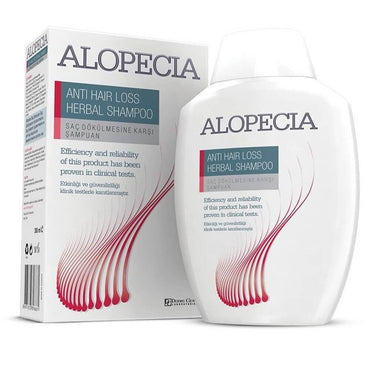 Alopecia Anti Hair Loss Herbal Shampoo 300 ml - Natural Solution for Hair Growth & Strengthening